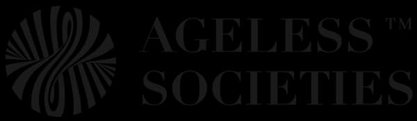 Ageless Societies ™ logo, home of ageless living, content and opportunities