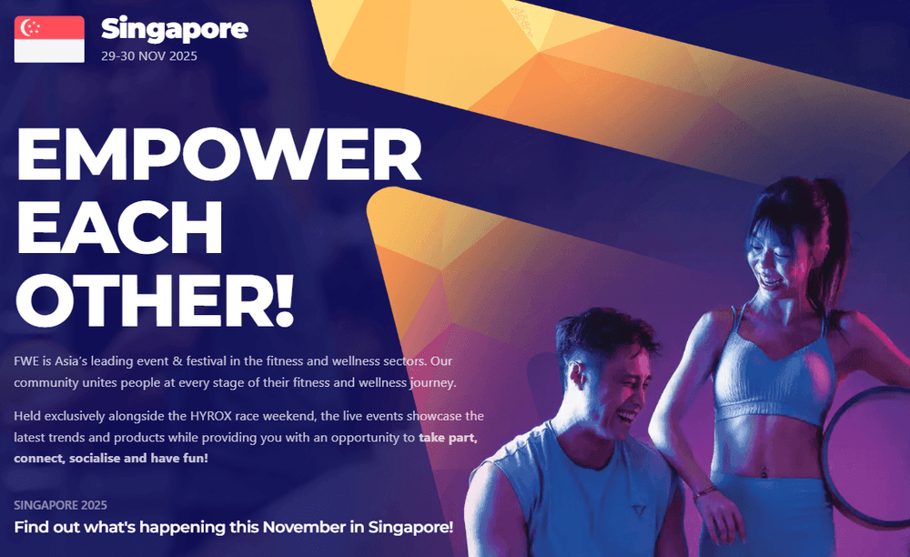 Fitness and Wellness Expo Singapore 2025